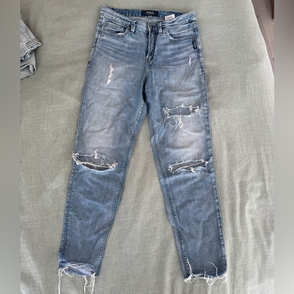 Silver brand tapered jeans